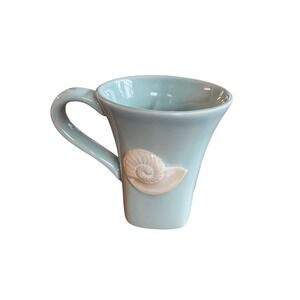 Home Studio Shoreline Collection Mug -‎ Design B MUGM2 Seafoam Blue Starfish
